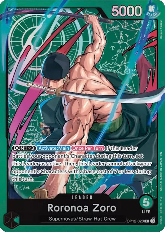 Image for Roronoa Zoro - OP12-020 (Zoro Deck) (OP12-020) (Learn Together Deck Set) - One Piece Card Game