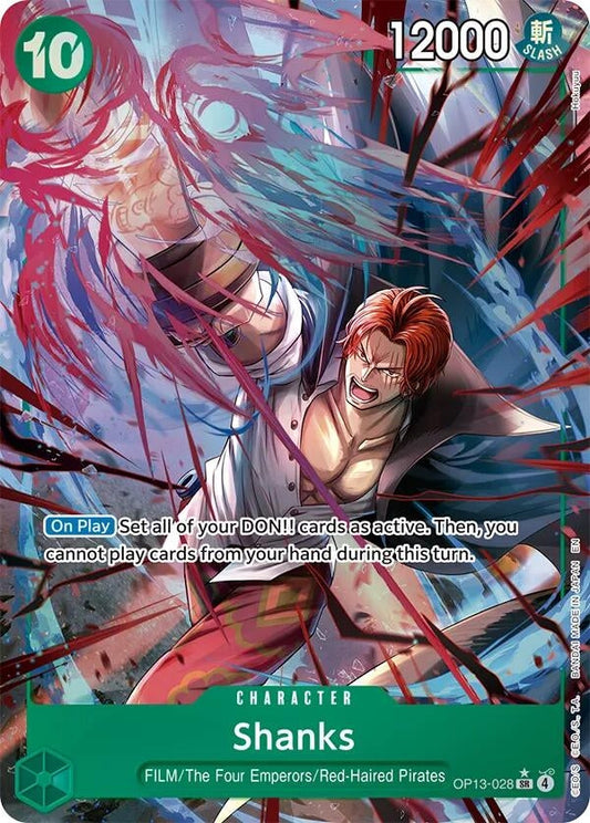 Shanks (028) (Alternate Art) (OP13-028) (Carrying On His Will)