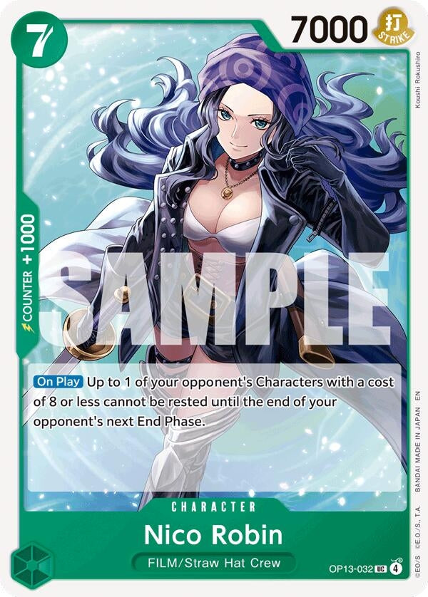 Image for Nico Robin (OP13-032) (Carrying On His Will) - One Piece Card Game