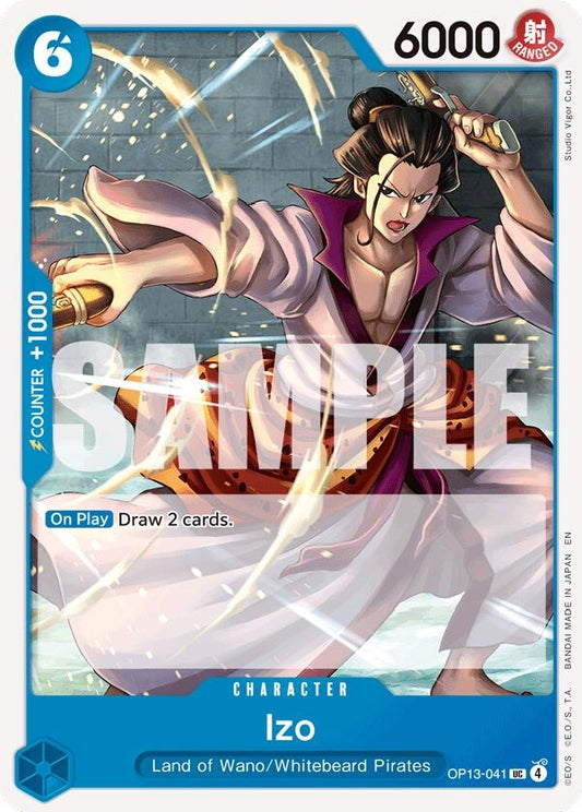Image for Izo (OP13-041) (Carrying On His Will) - One Piece Card Game