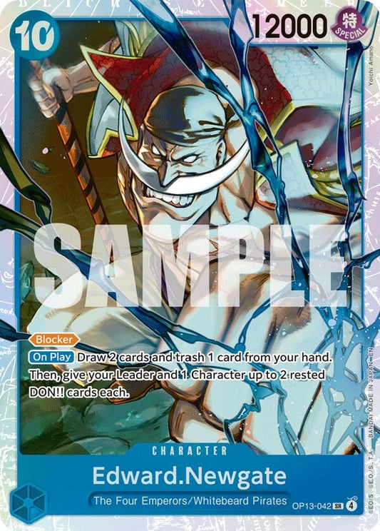 Image for Edward.Newgate (OP13-042) (Carrying On His Will) - One Piece Card Game