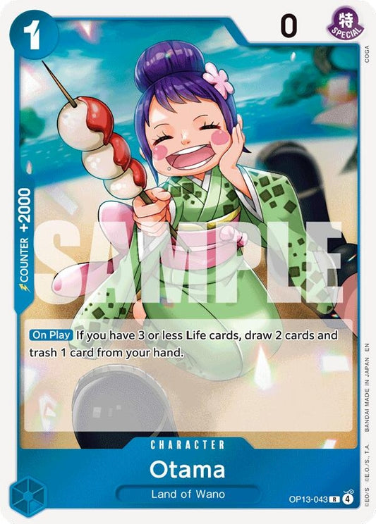 Image for Otama (OP13-043) (Carrying On His Will) - One Piece Card Game