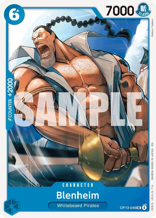 Image for Blenheim (OP13-049) (Carrying On His Will) - One Piece Card Game