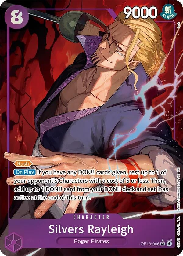 Silvers Rayleigh (Alternate Art) (OP13-066) (Carrying On His Will)