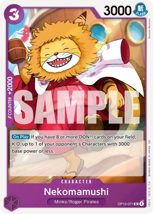 Image for Nekomamushi (Carrying On His Will) - One Piece Card Game