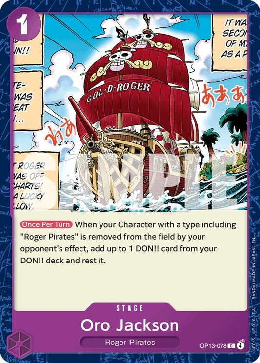 Image for Oro Jackson (Carrying On His Will) - One Piece Card Game