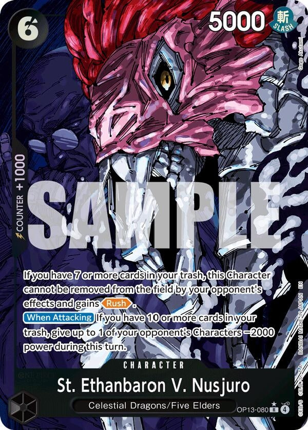 St. Ethanbaron V. Nusjuro (Alternate Art) (OP13-080) (Carrying On His Will)