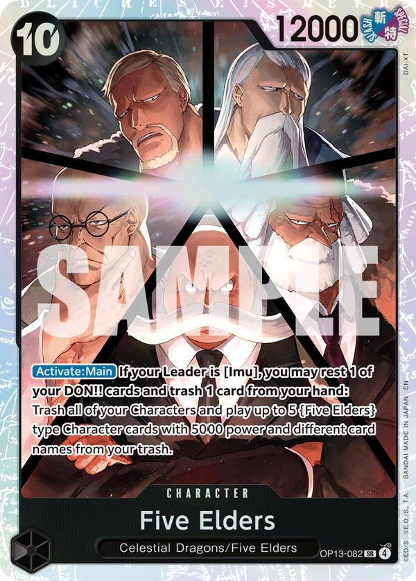 Five Elders (OP13-082) (Carrying On His Will)