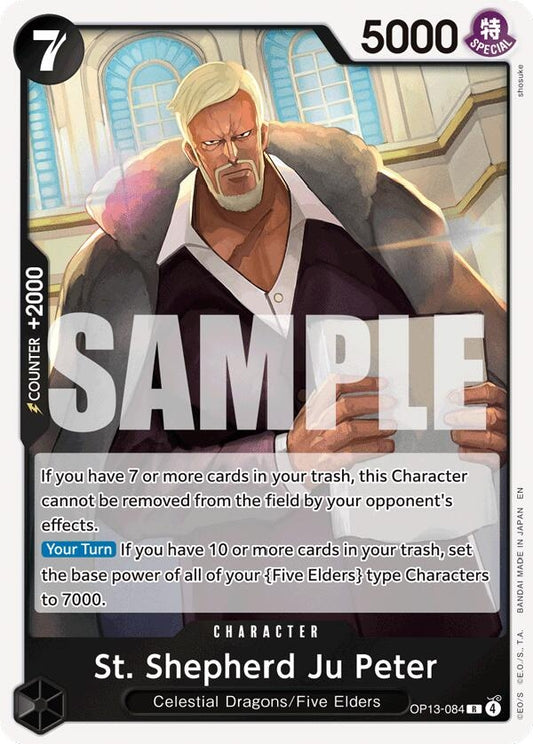 Image for St. Shepherd Ju Peter (Carrying On His Will) - One Piece Card Game