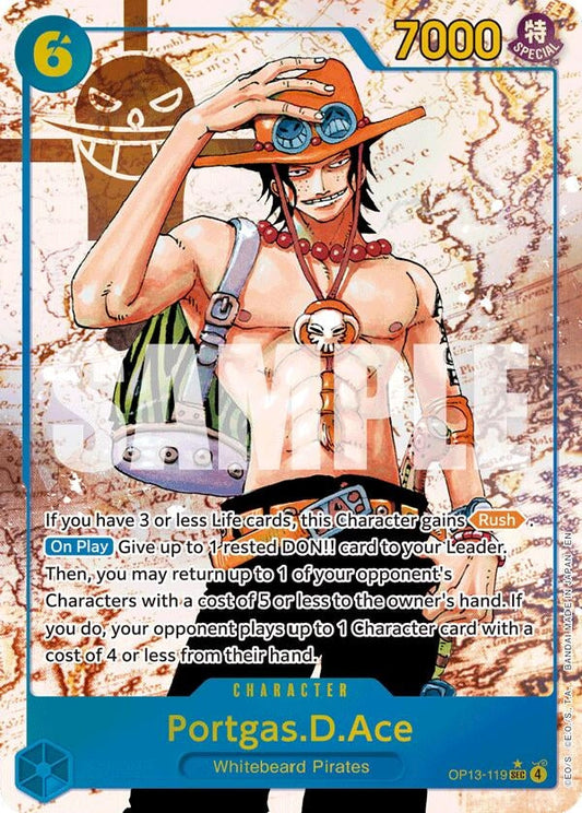 Portgas.D.Ace (119) (Parallel) (OP13-119) (Carrying On His Will)