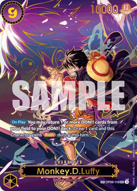 Monkey.D.Luffy - OP09-119 (SP) (OP09-119) (Carrying On His Will)
