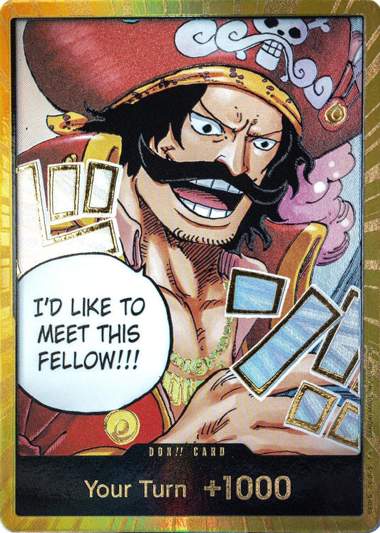 DON!! Card (Gol.D.Roger) (Gold) (Carrying On His Will)