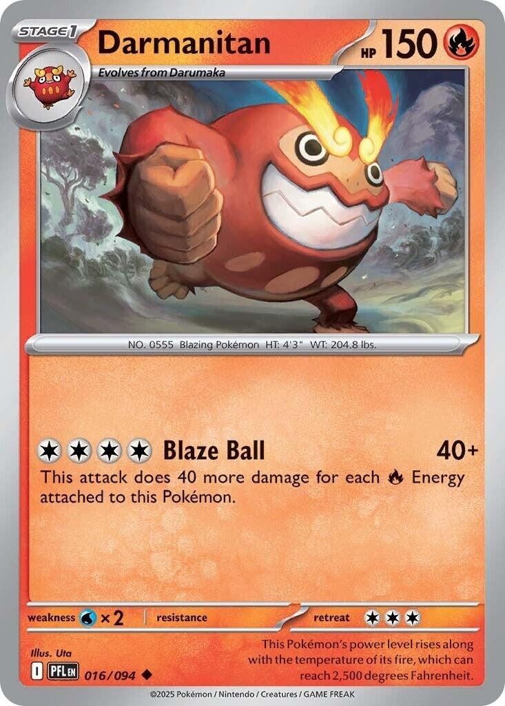 Darmanitan (016/094) [ME02: Phantasmal Flames]