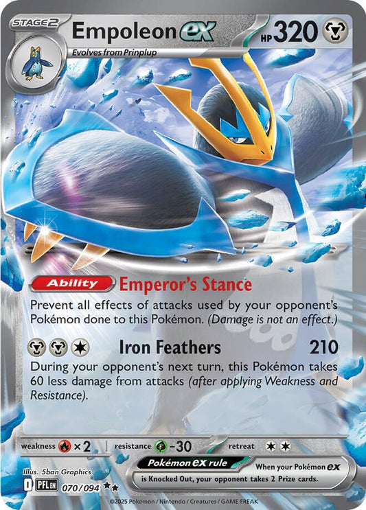 Empoleon ex (070/094) [ME02: Phantasmal Flames]