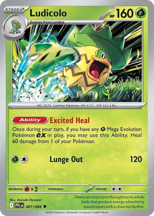 Ludicolo (007/094) [ME02: Phantasmal Flames]