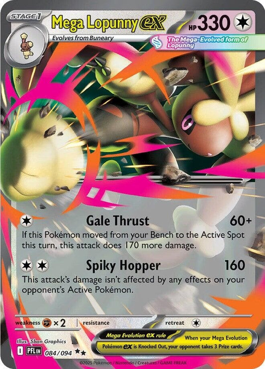Mega Lopunny ex (084/094) [ME02: Phantasmal Flames]