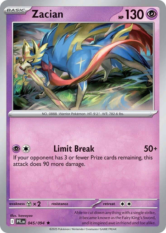 Zacian (045/094) [ME02: Phantasmal Flames]
