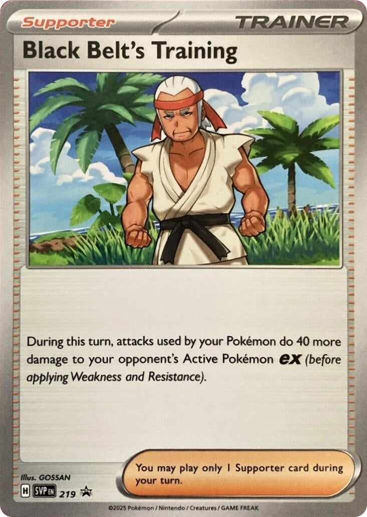 Image for Black Belt's Training - 219 (219) (SV: Scarlet & Violet Promo Cards) - Pokemon