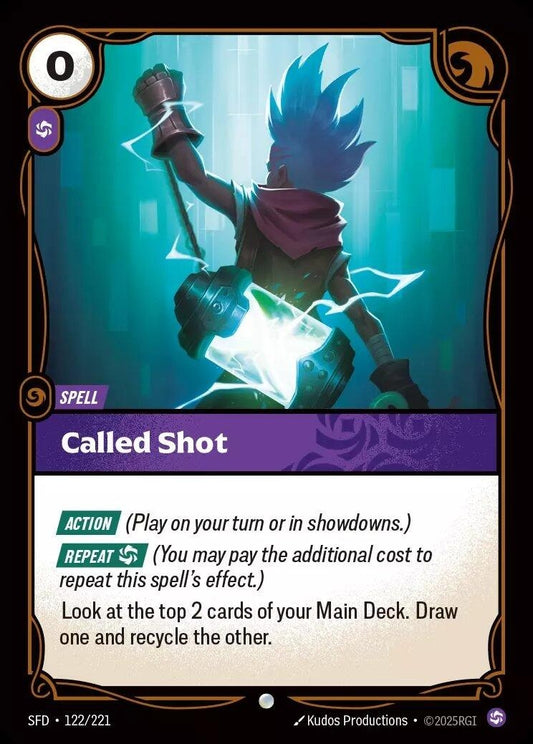 Image for Called Shot (122/221) (Spiritforged) - Riftbound: League of Legends Trading Card Game