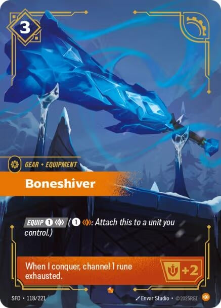 Image for Boneshiver (118/221) (Spiritforged) - Riftbound: League of Legends Trading Card Game