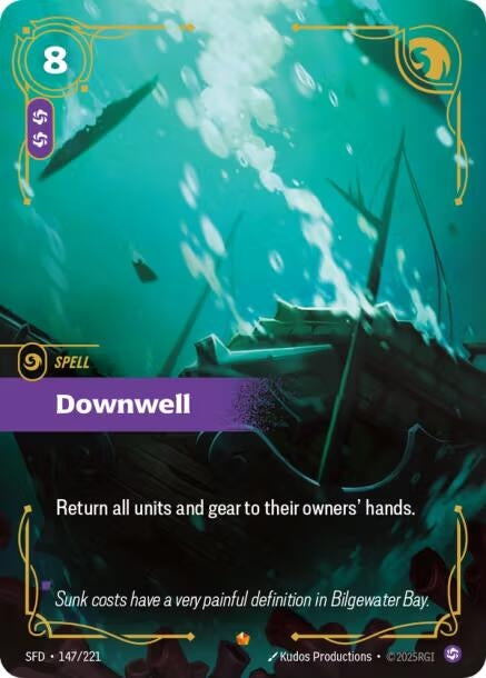 Image for Downwell (147/221) (Spiritforged) - Riftbound: League of Legends Trading Card Game