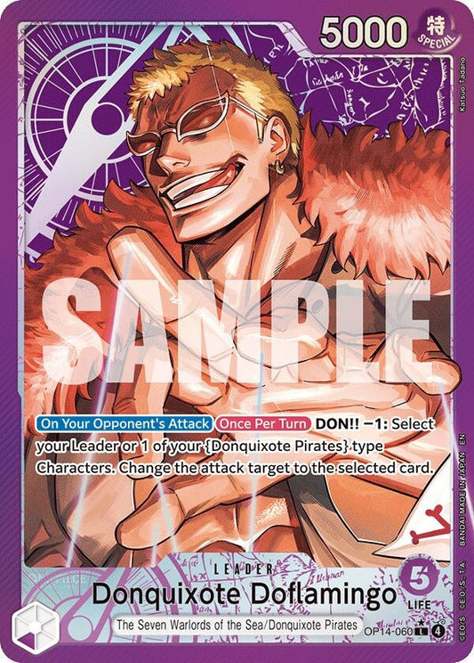 Donquixote Doflamingo - OP14-060 (Alternate Art) (OP14-060) [The Azure Sea's Seven]