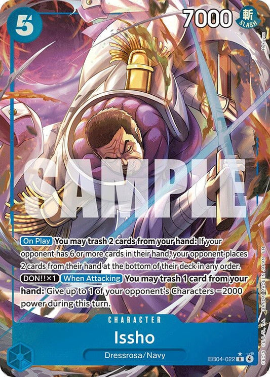 Issho - EB04-022 (Alternate Art) (EB04-022) [The Azure Sea's Seven]