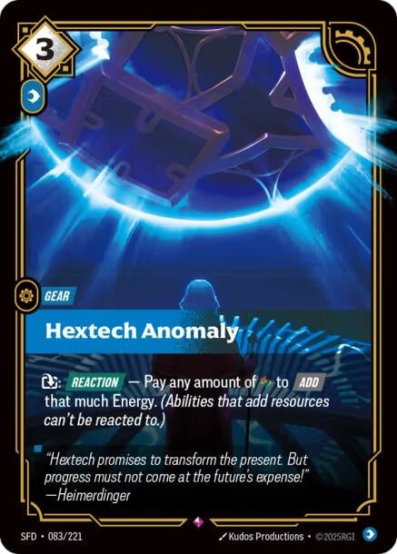 Image for Hextech Anomaly (083/221) (Spiritforged) - Riftbound: League of Legends Trading Card Game