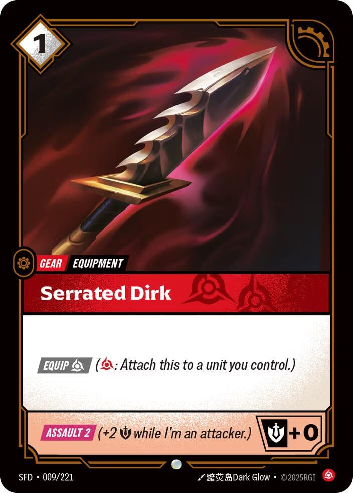 Serrated Dirk (009/221) (Spiritforged)