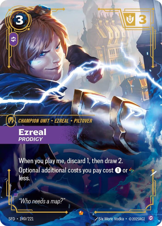 Image for Ezreal - Prodigy (149/221) (Spiritforged) - Riftbound: League of Legends Trading Card Game