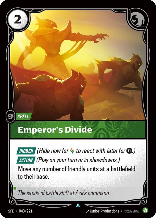 Image for Emperor's Divide (043/221) (Spiritforged) - Riftbound: League of Legends Trading Card Game
