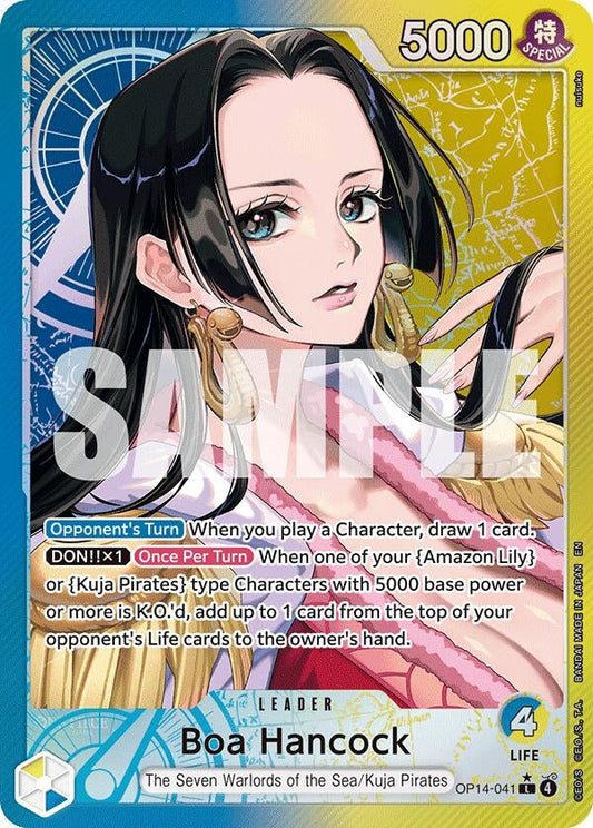 Boa Hancock - OP14-041 (Alternate Art) (OP14-041) [The Azure Sea's Seven]