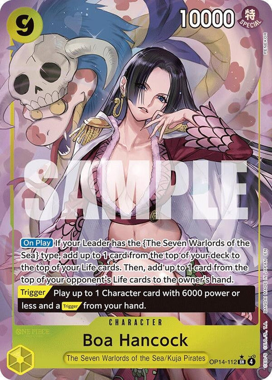 Boa Hancock - OP14-112 (Alternate Art) (OP14-112) [The Azure Sea's Seven]