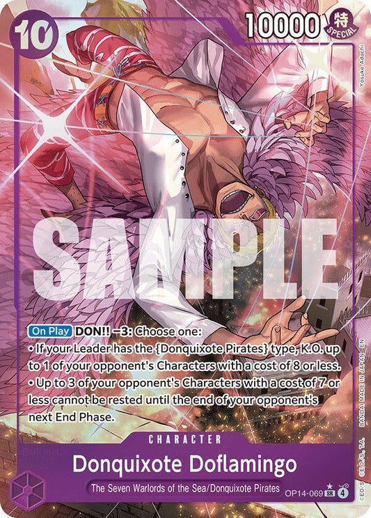 Donquixote Doflamingo - OP14-069 (Alternate Art) (OP14-069) [The Azure Sea's Seven]