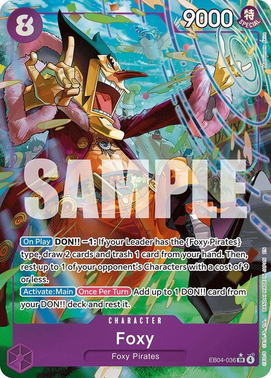 Foxy (Alternate Art) (EB04-036) [The Azure Sea's Seven]