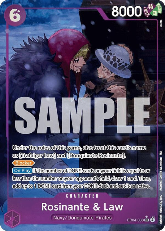 Rosinante & Law (Alternate Art) (EB04-038) [The Azure Sea's Seven]