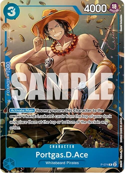 Image for Portgas.D.Ace (Tin Pack Set Vol. 2) (P-074) (One Piece Promotion Cards) (OP-PR) - One Piece Card Game