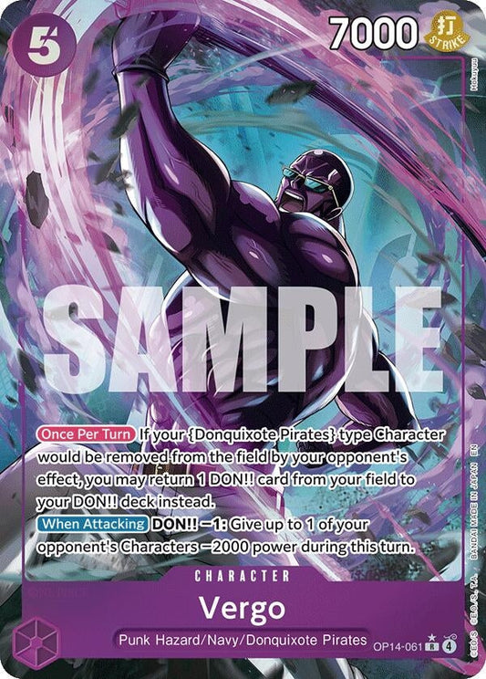 Vergo (Alternate Art) (OP14-061) [The Azure Sea's Seven]