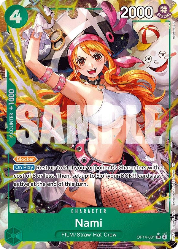 Nami (Alternate Art) (OP14-031) [The Azure Sea's Seven]