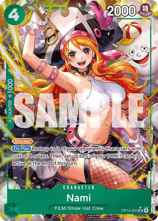 Nami (Alternate Art) (OP14-031) [The Azure Sea's Seven]