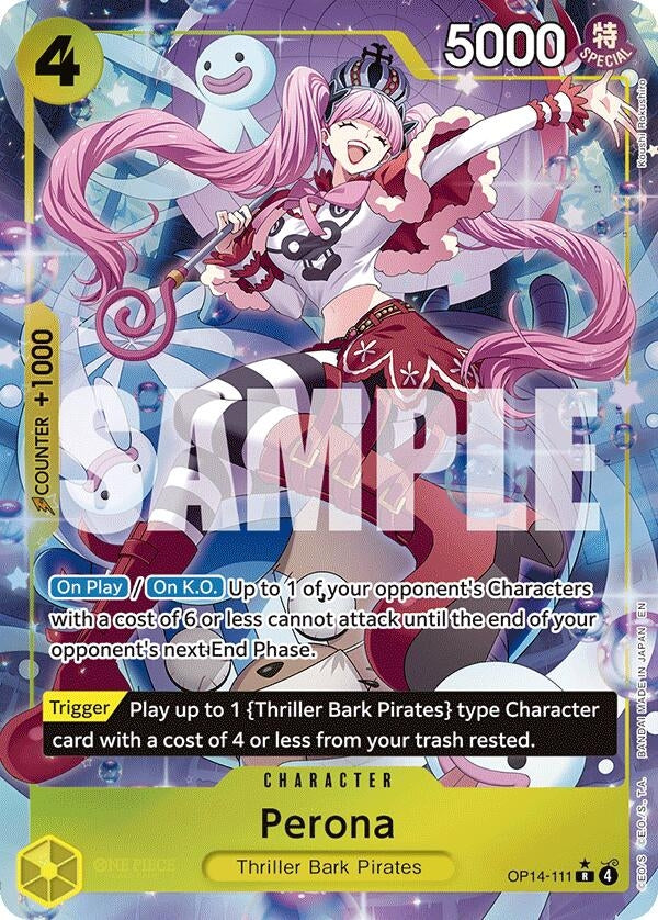 Perona - OP14-111 (Alternate Art) (OP14-111) [The Azure Sea's Seven]