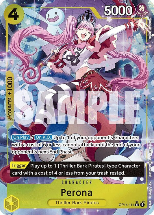 Perona - OP14-111 (Alternate Art) (OP14-111) [The Azure Sea's Seven]