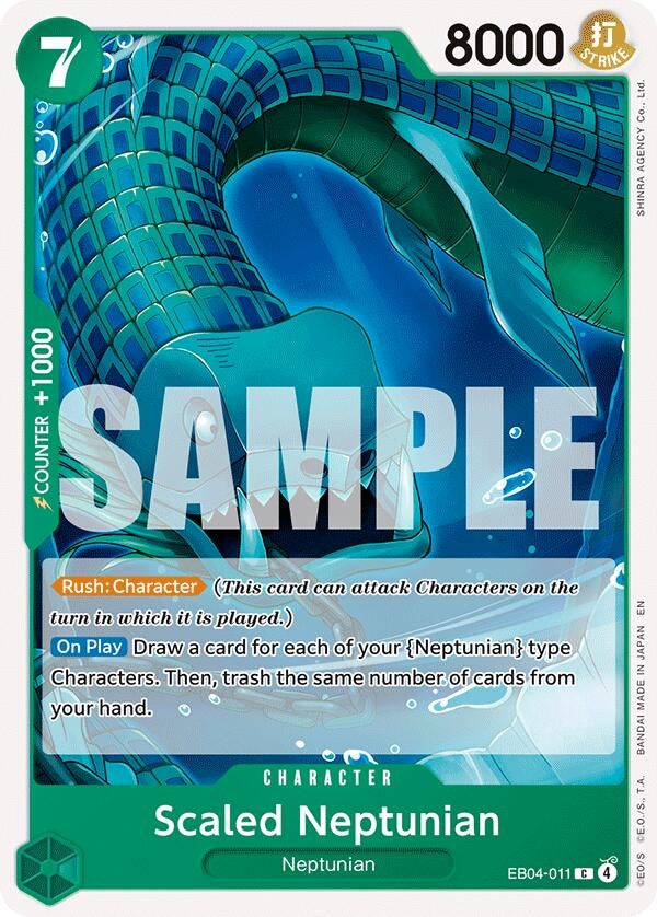 Scaled Neptunian (EB04-011) [The Azure Sea's Seven]