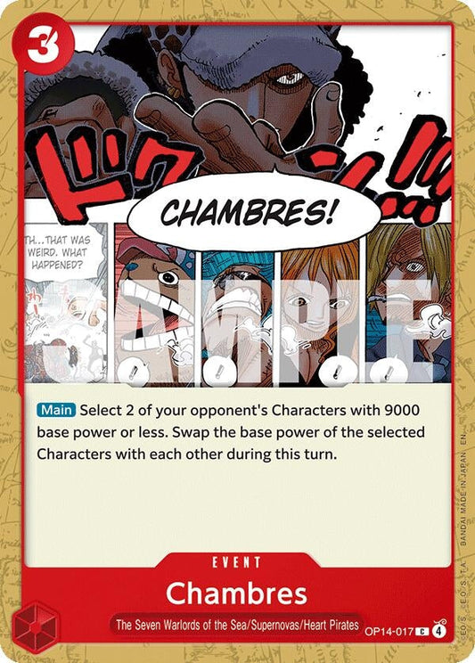 Chambres (OP14-017) [The Azure Sea's Seven]