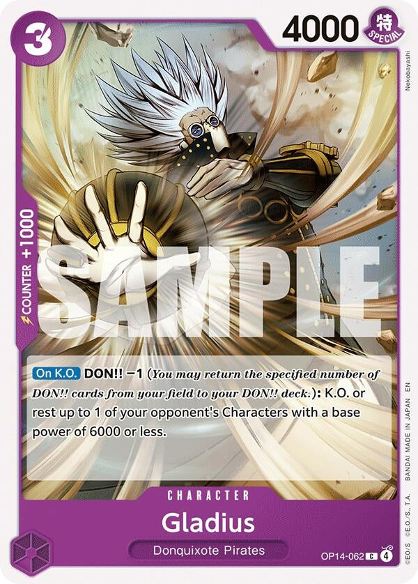 Gladius (OP14-062) [The Azure Sea's Seven]