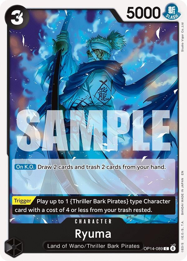 Ryuma (OP14-089) [The Azure Sea's Seven]