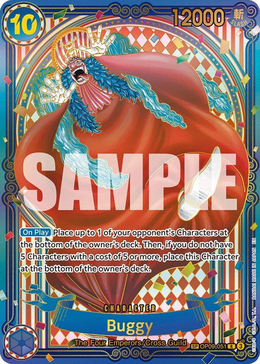 Buggy - OP09-051 (SP) (Gold) (OP09-051) [The Azure Sea's Seven]