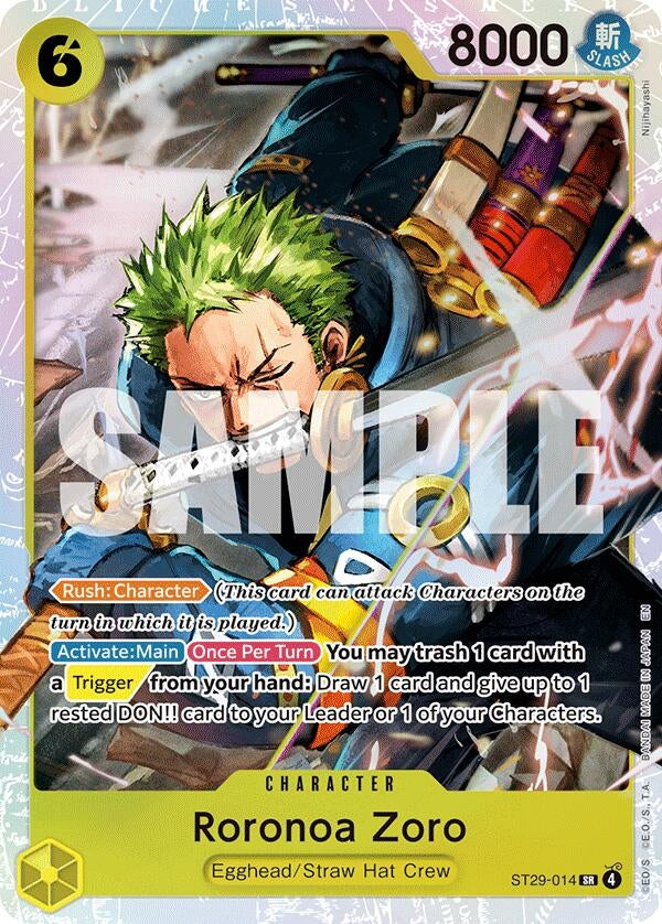 Image for Roronoa Zoro (ST29-014) - One Piece Card Game