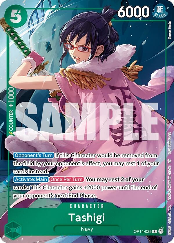 Tashigi (Dash Pack) (OP14-029) [The Azure Sea's Seven]
