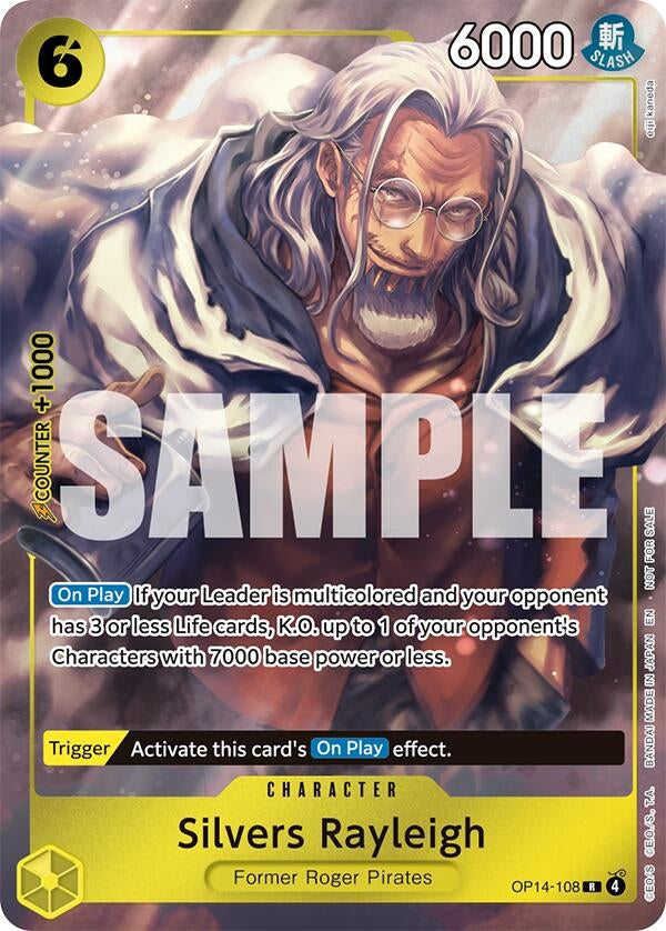 Silvers Rayleigh (Dash Pack) (OP14-108) [The Azure Sea's Seven]